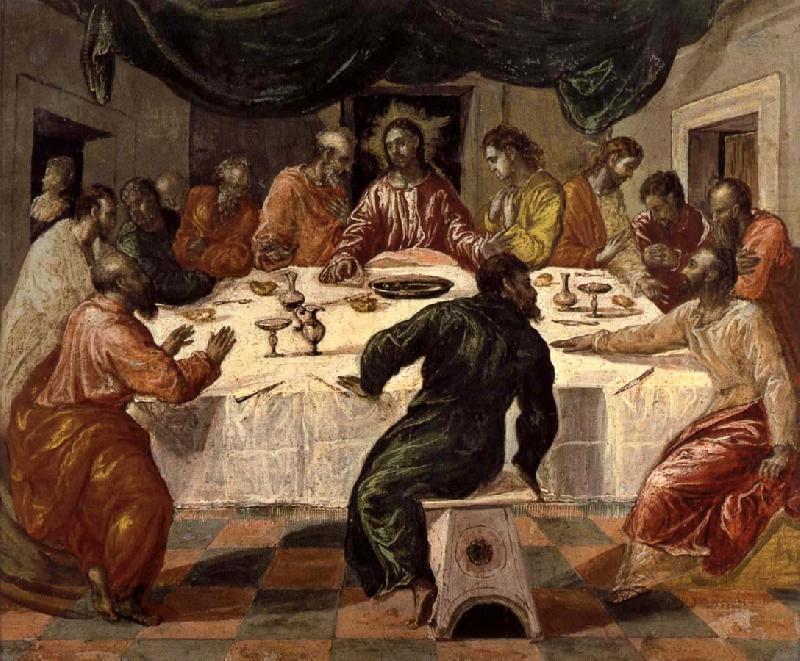 The last supper, El Greco